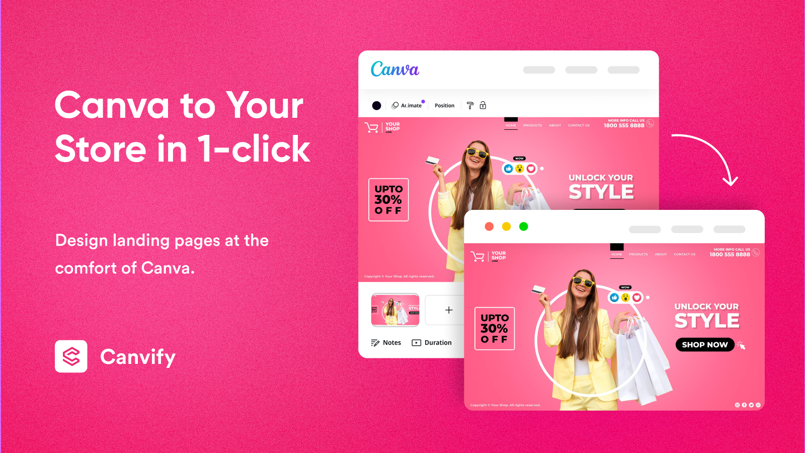 Canvify - Build Shopify pages from Canva designs
